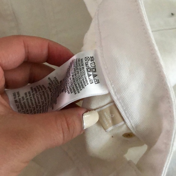 white Michael Kors cropped pants/jeans - Picture 5 of 6